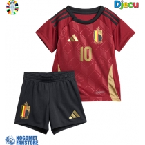 Belgija Romelu Lukaku #10 Domaci Dres za djecu EP 2024 Kratak Rukav (+ Kratke hlače)